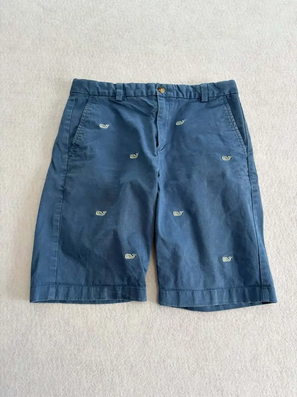 Vineyard Vines Boys Whale Embroidered Club Shorts